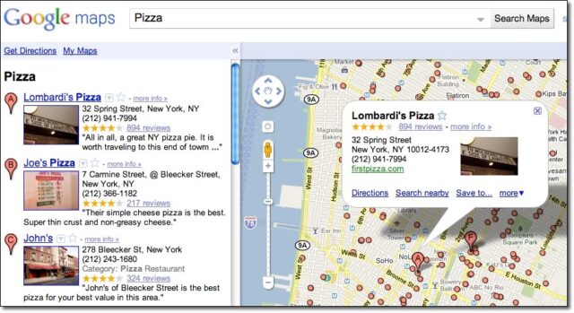 Managed google places for business profile