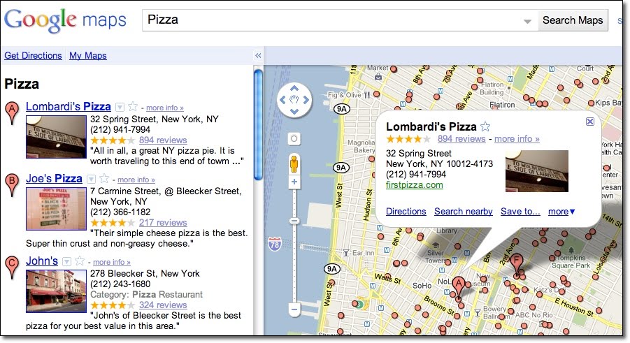 Managed google places for business profile